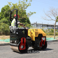 Rodillo de césped de 1 tonelada de doble tambor para campo de golf